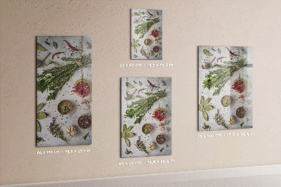 Tableau aimanté herbes aromatiques