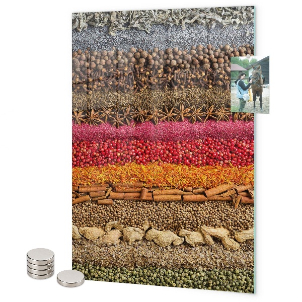 Tableau magnétique décoratif Épices aromatiques