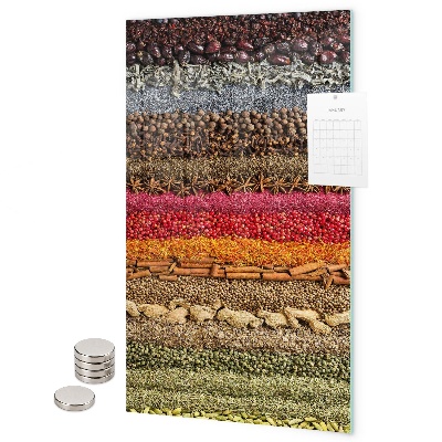 Tableau magnétique décoratif Épices aromatiques