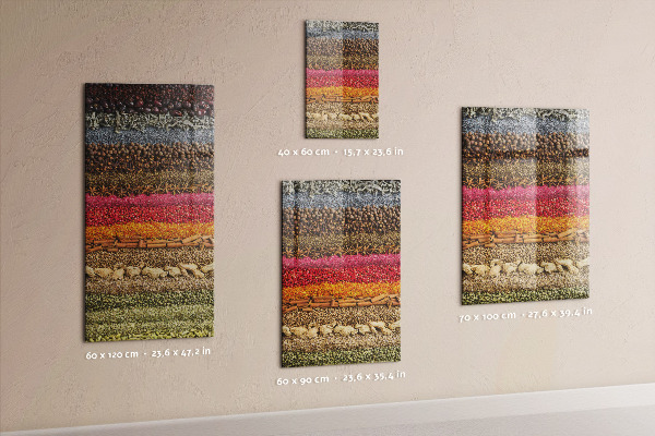 Tableau magnétique décoratif Épices aromatiques