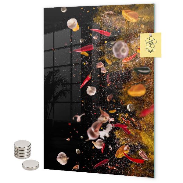 Tableau aimanté Une explosion de saveurs