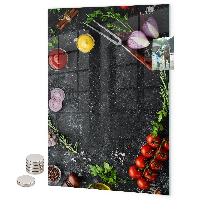 Tableau aimanté Une explosion de saveurs