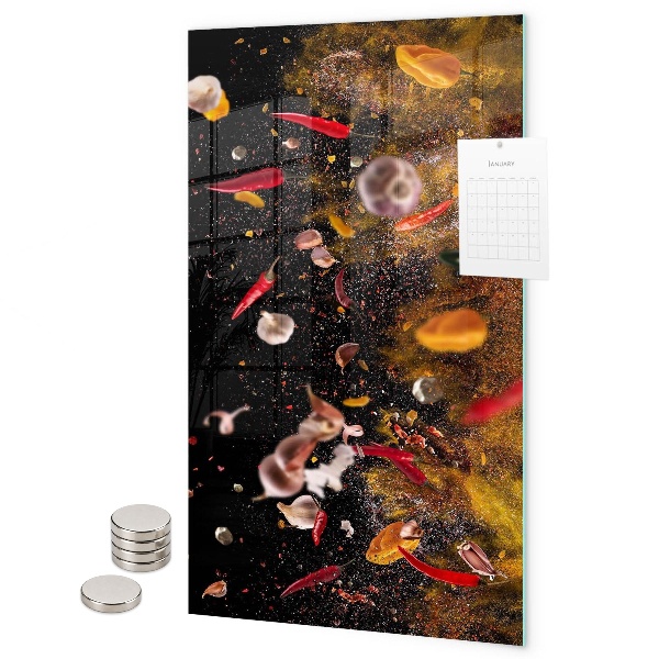 Tableau aimanté Une explosion de saveurs
