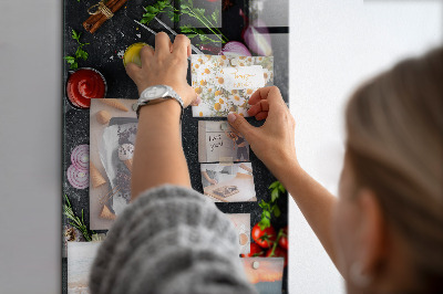 Tableau magnétique décoratif Table des saveurs