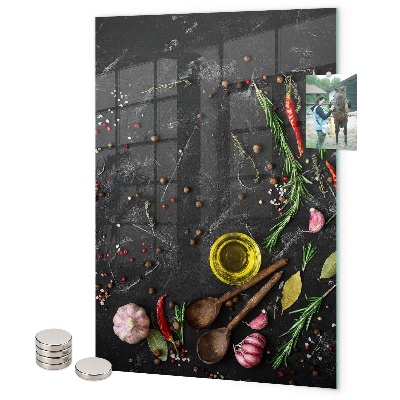 Tableau magnétique décoratif Composition des épices