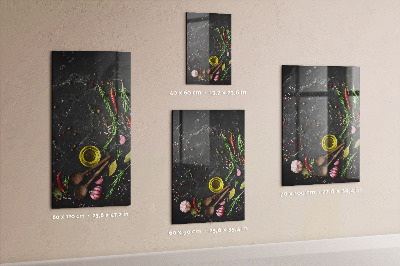 Tableau magnétique décoratif Composition des épices