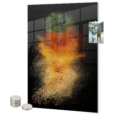 Tableau aimanté Épices renversées