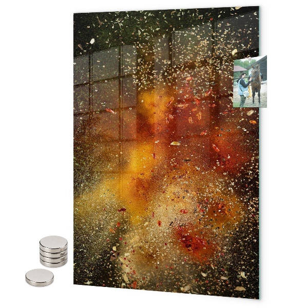 Tableau aimanté Épices renversées