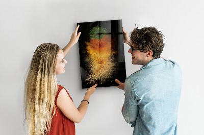 Tableau aimanté Épices renversées