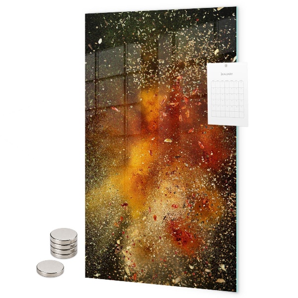 Tableau magnétique décoratif Une explosion de saveurs