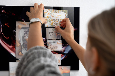 Tableau magnétique Un verre de vin