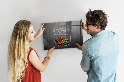 Tableau magnétique L'inscription Bon appétit