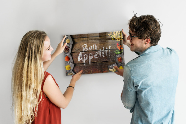 Tableau magnétique Inscription Bon appétit