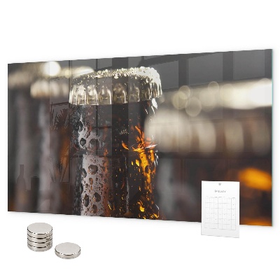 Tableau magnétique Bouteilles en verre