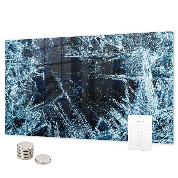 Tableau magnétique mural Mur gelé