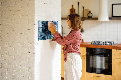 Tableau magnétique mural Mur gelé