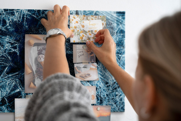 Tableau magnétique mural Mur gelé