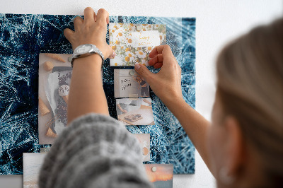 Tableau magnétique mural Mur gelé