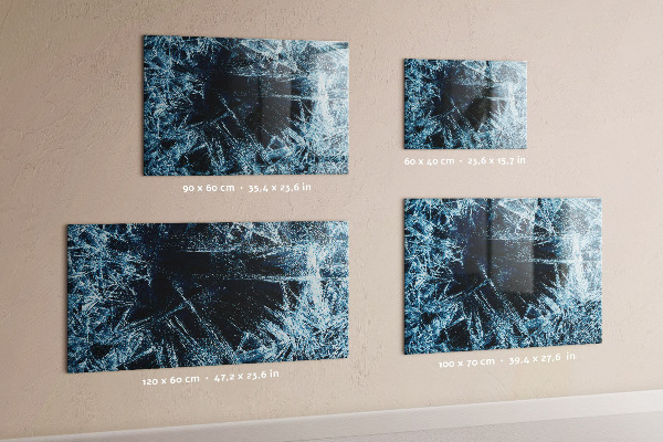 Tableau magnétique mural Mur gelé