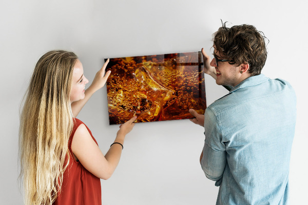 Tableau magnétique Gros plan sur la boisson
