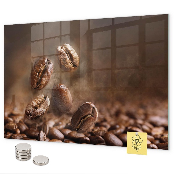 Tableau magnétique mural Café en grains