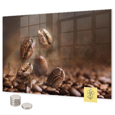 Tableau magnétique mural Café en grains