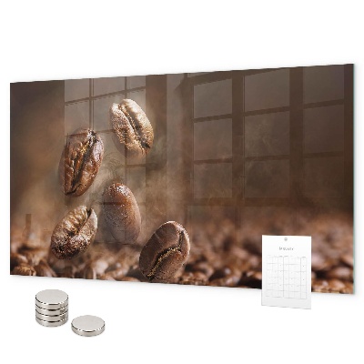Tableau magnétique mural Café en grains