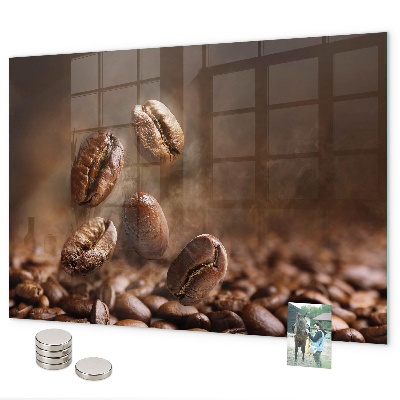 Tableau magnétique mural Café en grains
