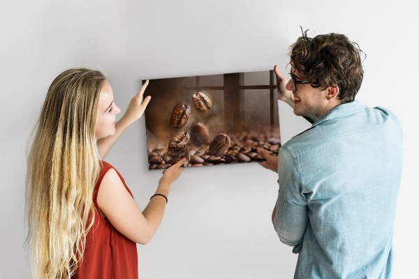Tableau magnétique mural Café en grains