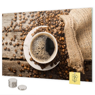 Tableau magnétique Un sachet de café