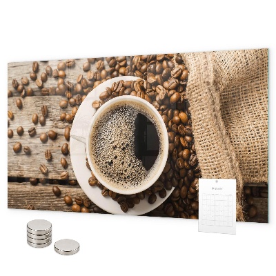 Tableau magnétique Un sachet de café