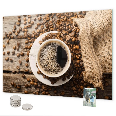 Tableau magnétique Un sachet de café