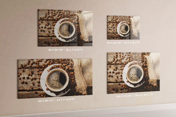 Tableau magnétique Un sachet de café