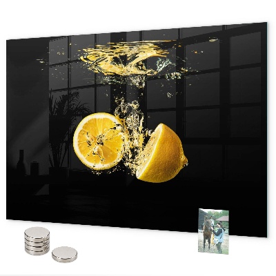 Tableau magnétique mural Citrons