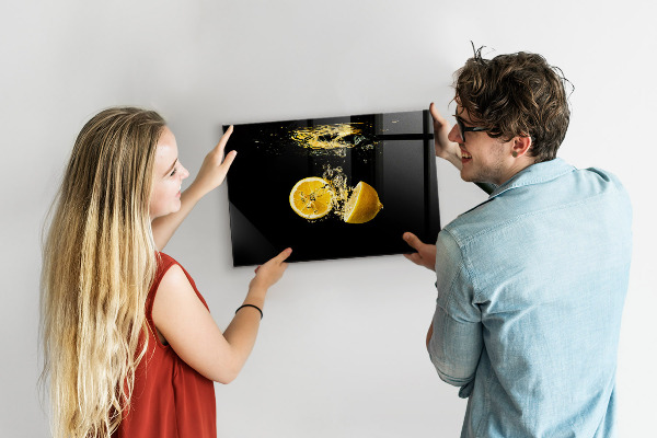 Tableau magnétique mural Citrons