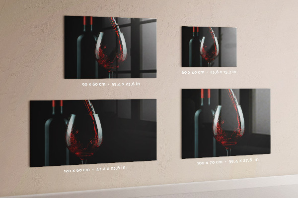 Tableau magnétique Une bouteille de vin