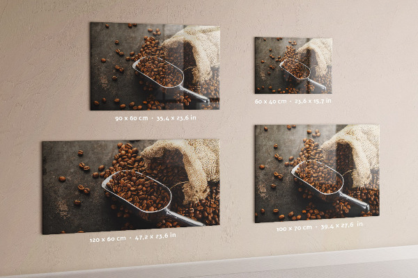 Tableau magnétique Un sachet de café frais