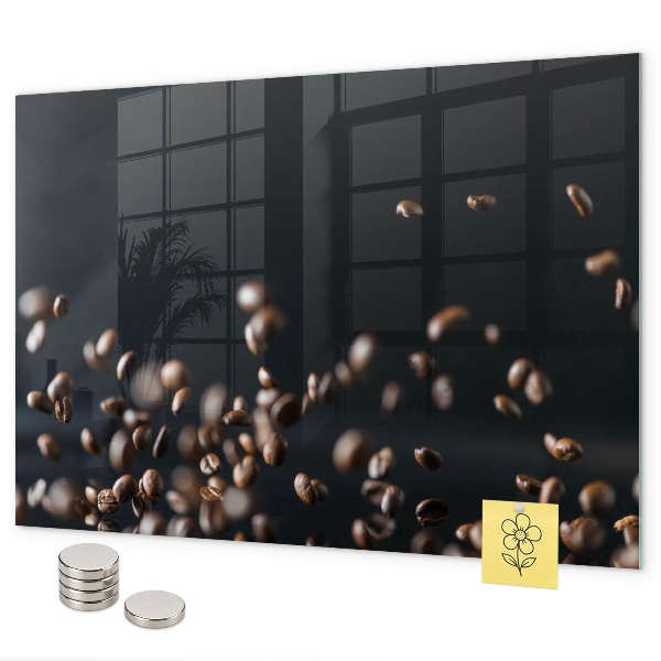 Tableau magnétique mural Café en grains