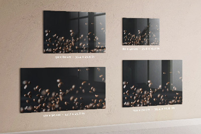 Tableau magnétique mural Café en grains