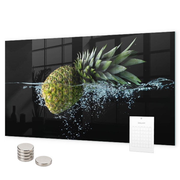 Tableau magnétique mural Ananas