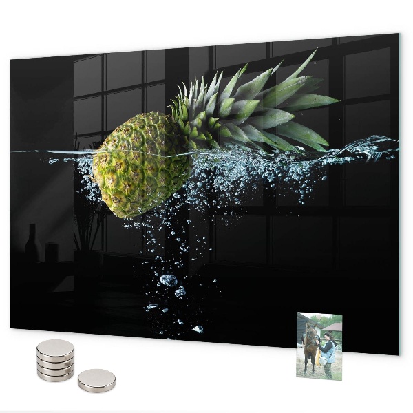 Tableau magnétique mural Ananas