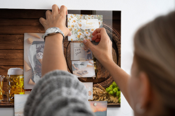 Tableau magnétique Un tonneau de bière
