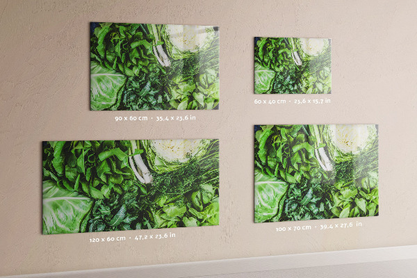Tableau magnétique mural Légumes verts