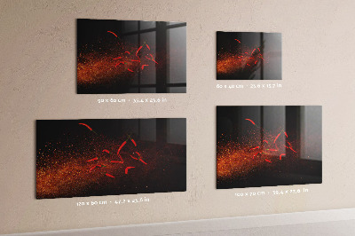 Tableau magnétique mural piments