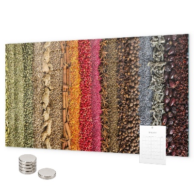 Tableau magnétique Rangées d'épices