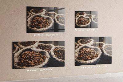 Tableau magnétique mural Sachets de café