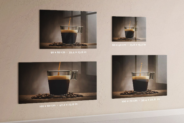 Tableau magnétique Une tasse de café