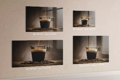 Tableau magnétique Une tasse de café
