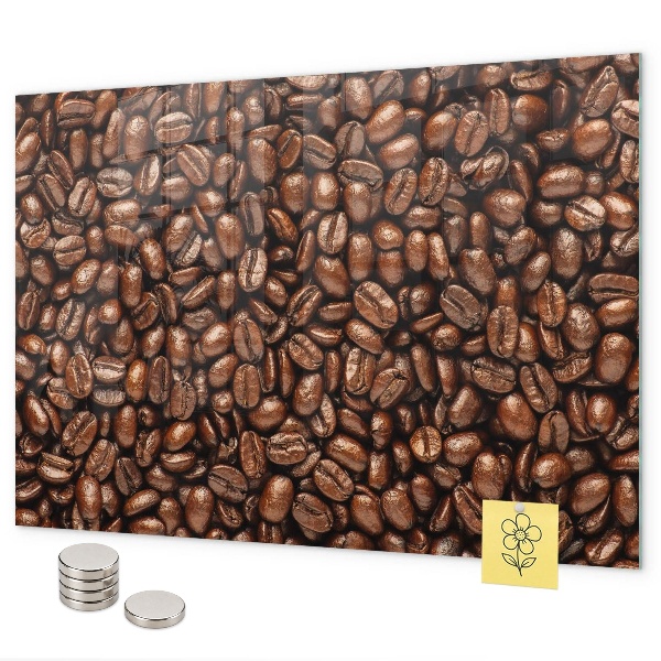 Tableau magnétique mural Café en grains