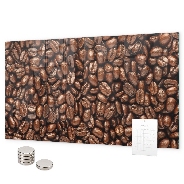 Tableau magnétique mural Café en grains